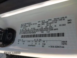 2023 Ford F-150 XL z VIN 1FTEW1CP1PKF44623, wystawiony jako IAAI lot #41921624 z przebiegiem 3 008 mil mil oraz . Historia ofert i sprzedaży dostępna na DreamBid. Obrazek 9.