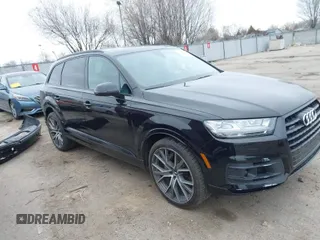 2019 Audi Q7 Prestige with VIN WA1VAAF79KD004597, listed as a IAAI auction lot 41865780 with 103,448 mi miles. Bid and sale history available at carsss.com. Image 1.