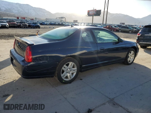 2007 Chevrolet Monte Carlo LT with VIN 2G1WK15K379231679, listed as a Copart auction lot 48576295 with 74,713 mi miles and Salvage Title. Bid and sale history available at carsss.com. Image 3.