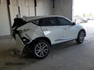2021 Acura RDX w/Technology Package with VIN 5J8TC2H55ML021478, listed as a Copart auction lot 46995355 with 37,564 mi miles and Salvage Title. Bid and sale history available at carsss.com. Image 3.
