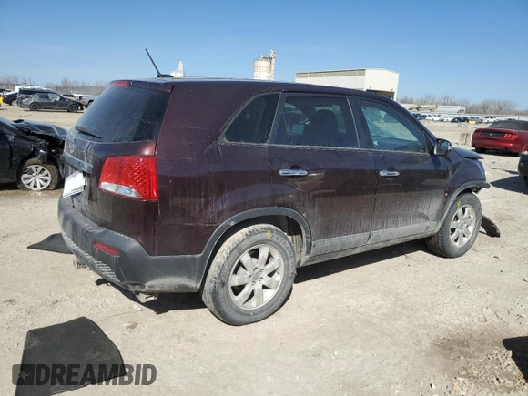2012 Kia Sorento LX with VIN 5XYKT3A15CG288024, listed as a Copart auction lot 48458575 with 110,643 mi miles and Salvage Title. Bid and sale history available at carsss.com. Image 3.