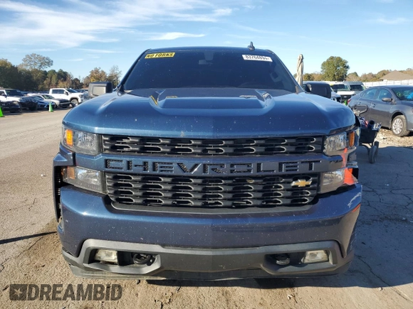 2019 Chevrolet Silverado 1500 Custom with VIN 1GCUYBEF2KZ181703, listed as a Copart auction lot 83764894 with 114,948 mi miles and Salvage Title. Bid and sale history available at DreamBid. Image 5.