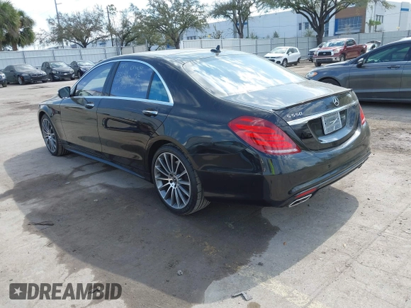 2015 Mercedes-Benz S-Class S 550 with VIN WDDUG8CB7FA091561, listed as a IAAI auction lot 41452399 with 60,530 mi miles. Bid and sale history available at carsss.com. Image 3.