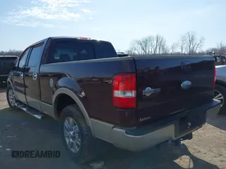 2008 Ford F-150 XLT with VIN 1FTPW12548KD59833, listed as a IAAI auction lot 41764806 with 128,606 mi miles. Bid and sale history available at carsss.com. Image 3.