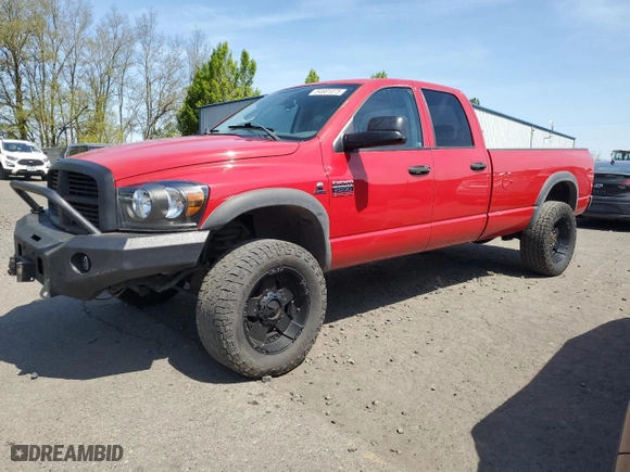 2008 Dodge Ram 2500 SLT with VIN 3D7KS28A78G173944, listed as a Copart auction lot 54681075 with 202,475 mi miles and Salvage Title. Bid and sale history available at carsss.com. Image 1.