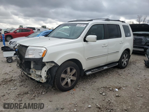 2012 Honda Pilot Touring with VIN 5FNYF4H97CB066496, listed as a Copart auction lot 83580134 with 246,186 mi miles and Clean Title. Bid and sale history available at carsss.com. Image 1.