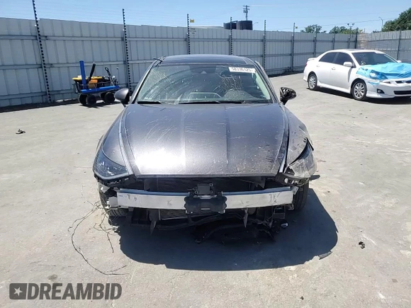 2020 Hyundai Sonata SEL z VIN 5NPEF4JA3LH039126, wystawiony jako Copart lot #58336125 z przebiegiem 57 370 mil mil oraz Szkoda całkowita • Salvage title. Historia ofert i sprzedaży dostępna na DreamBid. Obrazek 14.