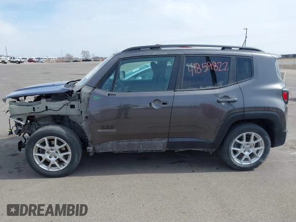 2020 Jeep Renegade Altitude with VIN ZACNJABB1LPK99727, listed as a IAAI auction lot 41859822 with 72,948 mi miles and . Bid and sale history available at DreamBid. Image 14.