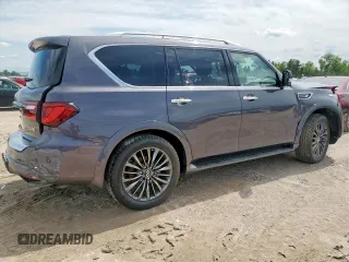 2022 Infiniti QX80 Premium Select z VIN JN8AZ2AF0N9744083, wystawiony jako Copart lot #58592195 z przebiegiem 4004 mil mil oraz Szkoda całkowita • Salvage title. Historia ofert i sprzedaży dostępna na DreamBid. Obrazek 3.