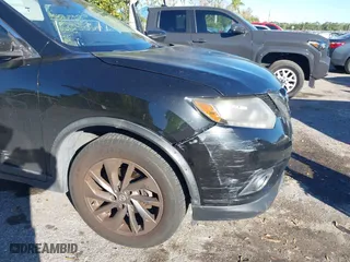 2016 Nissan Rogue SV with VIN KNMAT2MV9GP691799, listed as a IAAI auction lot 40902441 with 103,075 mi miles. Bid and sale history available at carsss.com. Image 6.