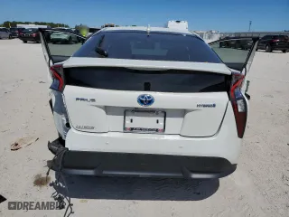 2018 Toyota Prius Two with VIN JTDKARFU1J3066044, listed as a Copart auction lot 50596365 with 25,232 mi miles and Salvage Title. Bid and sale history available at carsss.com. Image 6.