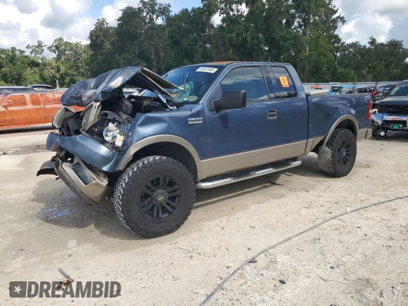 2004 Ford F-150 XLT with VIN 1FTPX14574NB65025, listed as a Copart auction lot 64567655 with 293,376 mi miles and Salvage title. Bid and sale history available at DreamBid. Image 1.