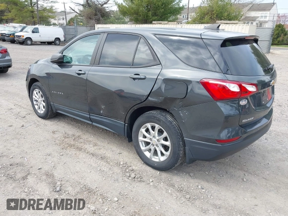 2020 Chevrolet Equinox LS with VIN 2GNAXHEV6L6279184, listed as a IAAI auction lot 41836935 with 19,164 mi miles and . Bid and sale history available at DreamBid. Image 3.
