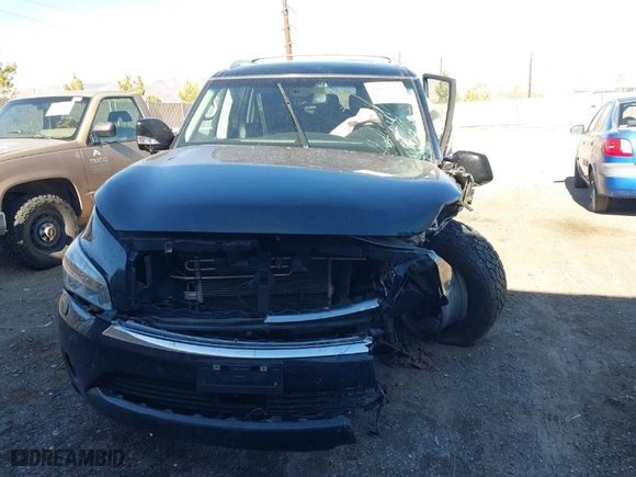 2014 Infiniti QX80 with VIN JN8AZ2NC8E9351691, listed as a IAAI auction lot 41641615 with 1 mi miles. Bid and sale history available at carsss.com. Image 11.