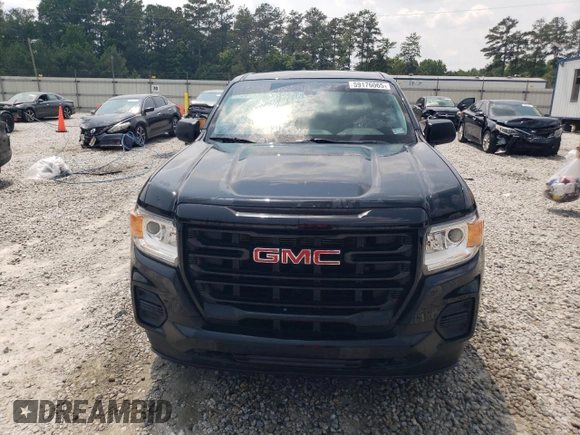 2021 GMC Canyon 2WD Elevation Standard z VIN 1GTG5BEN1M1101533, wystawiony jako Copart lot #59176065 z przebiegiem 46 082 mil mil oraz Szkoda całkowita • Salvage title. Historia ofert i sprzedaży dostępna na DreamBid. Obrazek 5.