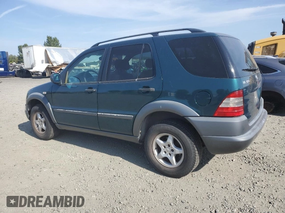 1998 Mercedes-Benz M-Class with VIN 4JGAB54E6WA003114, listed as a Copart auction lot 74954134 with 131,742 mi miles and Clean Title. Bid and sale history available at carsss.com. Image 2.