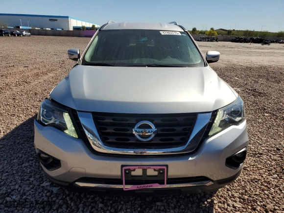 2019 Nissan Pathfinder SV with VIN 5N1DR2MM1KC625584, listed as a Copart auction lot 47463775 with 104,652 mi miles and Salvage Title. Bid and sale history available at carsss.com. Image 5.
