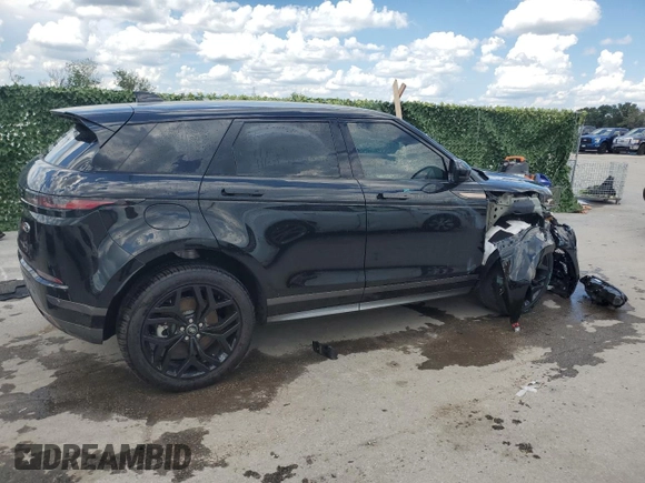 2023 Land Rover Range Rover Evoque Dynamic SE with VIN SALZL2FX5PH222455, listed as a Copart auction lot 60497634 with 8,831 mi miles and Non Repairable. Bid and sale history available at carsss.com. Image 3.