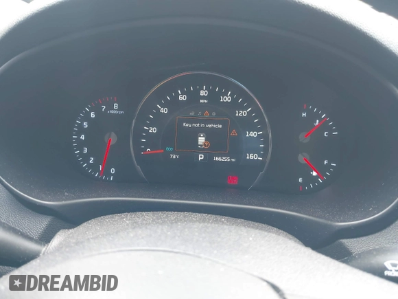2016 Kia Sorento EX with VIN 5XYPH4A55GG041740, listed as a IAAI auction lot 41555876 with 166,255 mi miles. Bid and sale history available at carsss.com. Image 7.