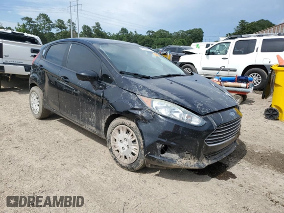 2018 Ford Fiesta S with VIN 3FADP4TJ3JM106004, listed as a Copart auction lot 61512055 with Not provided miles and Salvage title. Bid and sale history available at DreamBid. Image 4.