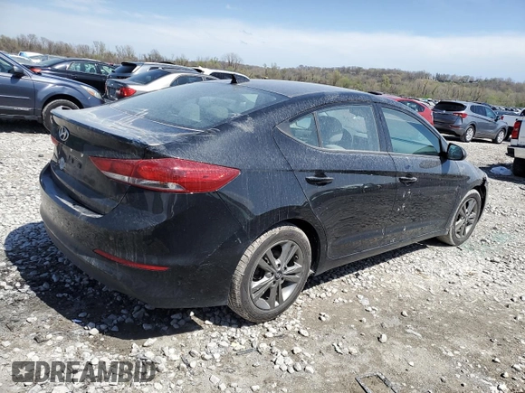 2018 Hyundai Elantra SEL with VIN 5NPD84LF9JH227287, listed as a Copart auction lot 52342855 with 81,687 mi miles and Salvage Title. Bid and sale history available at DreamBid. Image 3.