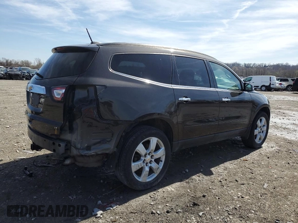 2017 Chevrolet Traverse LT with VIN 1GNKRGKD5HJ185795, listed as a Copart auction lot 50082545 with 96,981 mi miles and Salvage Title. Bid and sale history available at DreamBid. Image 3.