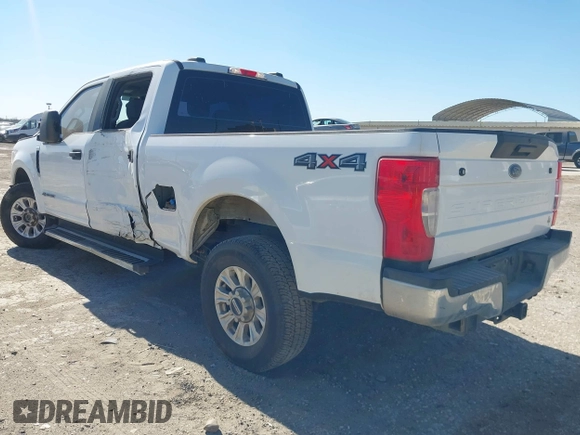 2021 Ford Super Duty F-250 SRW XL with VIN 1FT7W2BT2MEC37128, listed as a IAAI auction lot 41735304 with 103,992 mi miles. Bid and sale history available at carsss.com. Image 3.