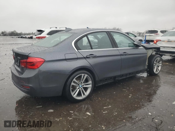 2017 BMW 3 Series 330i xDrive with VIN WBA8D9G57HNU58417, listed as a Copart auction lot 44101505 with 92,841 mi miles and Salvage Title. Bid and sale history available at carsss.com. Image 3.