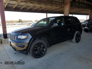 2018 Jeep Grand Cherokee Altitude z VIN 1C4RJFAG1JC148483, wystawiony jako Copart lot #62322475 z przebiegiem 127 463 mil mil oraz Szkoda całkowita • Salvage title. Historia ofert i sprzedaży dostępna na DreamBid. Obrazek 1.