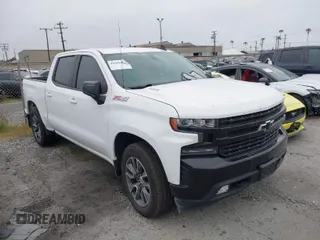 2021 Chevrolet Silverado 1500 RST with VIN 3GCUYEET6MG194383, listed as a IAAI auction lot 42000451 with 145,704 mi miles. Bid and sale history available at carsss.com. Image 1.