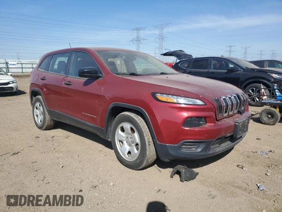 2016 Jeep Cherokee Altitude with VIN 1C4PJLAB7GW136579, listed as a Copart auction lot 48303895 with 111,611 mi miles and Salvage Title. Bid and sale history available at DreamBid. Image 4.