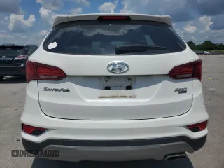 2017 Hyundai Santa Fe 2.4L with VIN 5NMZTDLB0HH000420, listed as a Copart auction lot 65213825 with 121,576 mi miles and Clean title. Bid and sale history available at DreamBid. Image 6.