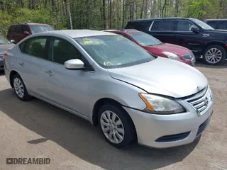 2014 Nissan Sentra SV with VIN 3N1AB7AP9EY212995, listed as a IAAI auction lot 42087523 with 141,811 mi miles. Bid and sale history available at carsss.com. Image 1.