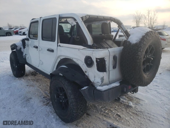 2024 Jeep Wrangler Sport with VIN 1C4PJXDGXRW302921, listed as a Copart auction lot 88162955 with 0 mi miles and Salvage Title. Bid and sale history available at carsss.com. Image 2.