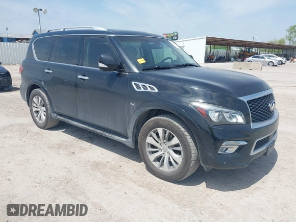 2016 Infiniti QX80 with VIN JN8AZ2NF6G9612118, listed as a IAAI auction lot 42051406 with 160,733 mi miles and . Bid and sale history available at DreamBid. Image 1.
