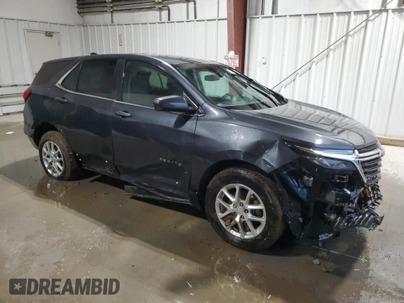 2023 Chevrolet Equinox LT with VIN 3GNAXUEG1PS121319, listed as a Copart auction lot 59525255 with 51,676 mi miles and Clean title. Bid and sale history available at DreamBid. Image 4.