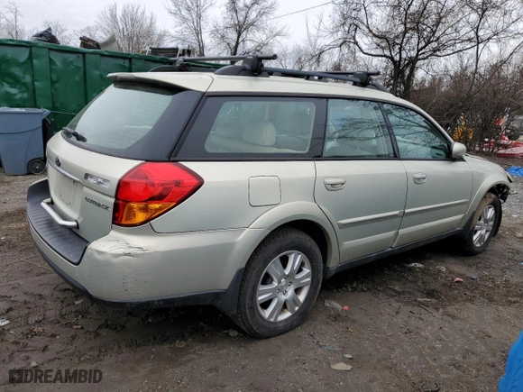 2005 Subaru Legacy Wagon (Natl) Outback Ltd with VIN 4S4BP62C557384320, listed as a Copart auction lot 43846085 with 0 mi miles and Salvage Title. Bid and sale history available at carsss.com. Image 3.