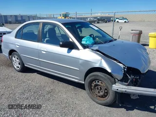 2002 Honda Civic LX with VIN 2HGES16542H590910, listed as a IAAI auction lot 41871987 with Not Provided miles and . Bid and sale history available at carsss.com. Image 1.