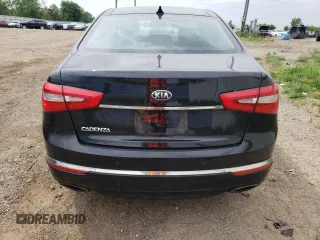 2015 Kia Cadenza Premium with VIN KNALN4D79F5172906, listed as a Copart auction lot 55806954 with 119,588 mi miles and Salvage Title. Bid and sale history available at carsss.com. Image 6.