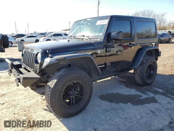 2016 Jeep Wrangler Black Bear with VIN 1C4AJWAG9GL230693, listed as a Copart auction lot 43350885 with 75,761 mi miles and Salvage title. Bid and sale history available at DreamBid. Image 1.
