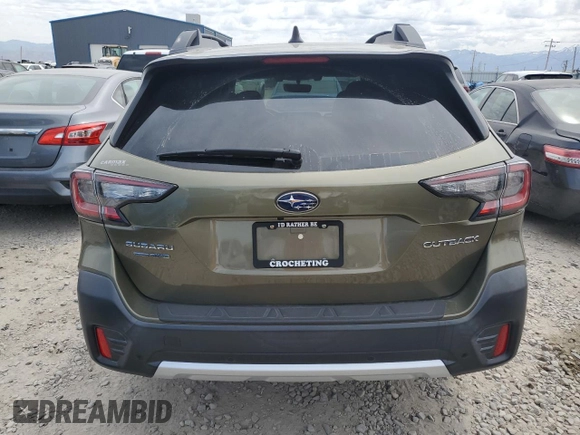 2020 Subaru Outback Limited with VIN 4S4BTANCXL3103580, listed as a Copart auction lot 59314255 with 56,850 mi miles and Salvage title. Bid and sale history available at DreamBid. Image 6.