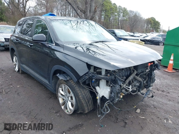 2019 Hyundai Santa Fe SE with VIN 5NMS2CAD3KH092150, listed as a IAAI auction lot 41902766 with 46,595 mi miles and . Bid and sale history available at DreamBid. Image 6.