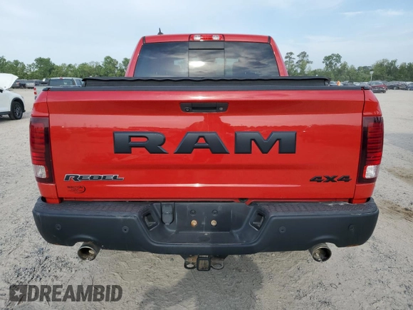 2018 Ram 1500 Rebel with VIN 1C6RR7YT3JS131263, listed as a Copart auction lot 53366675 with 60,444 mi miles and Salvage Title. Bid and sale history available at carsss.com. Image 6.