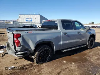 2024 Chevrolet Silverado 1500 Custom with VIN 3GCPDBEK6RG223886, listed as a Copart auction lot 41751785 with 23,300 mi miles and Salvage Title. Bid and sale history available at DreamBid. Image 3.