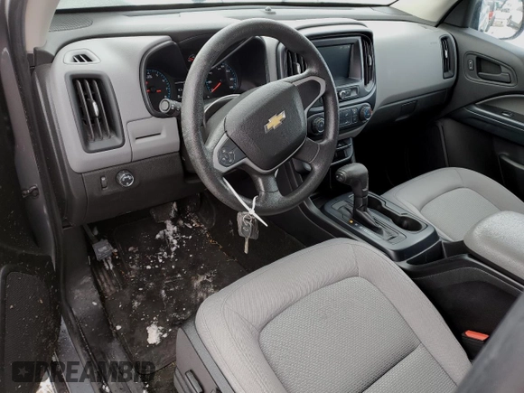 2018 Chevrolet Colorado 2WD Work Truck z VIN 1GCHSBEAXJ1103304, wystawiony jako Copart lot #42287815 z przebiegiem 40 616 mil mil oraz Czysty tytuł • Clean title. Historia ofert i sprzedaży dostępna na DreamBid. Obrazek 8.
