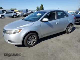 2011 Kia Forte LX with VIN KNAFT4A2XB5450007, listed as a Copart auction lot 73014424 with 160,120 mi miles and Salvage Title. Bid and sale history available at carsss.com. Image 1.