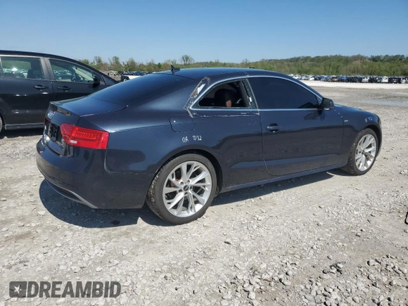 2016 Audi A5 Premium Plus with VIN WAUM2AFRXGA012620, listed as a Copart auction lot 53327735 with 138,216 mi miles and Salvage title. Bid and sale history available at DreamBid. Image 3.
