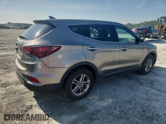 2017 Hyundai Santa Fe 2.4L with VIN 5XYZT3LB4HG432884, listed as a Copart auction lot 62573705 with 152,234 mi miles and Clean title. Bid and sale history available at DreamBid. Image 3.