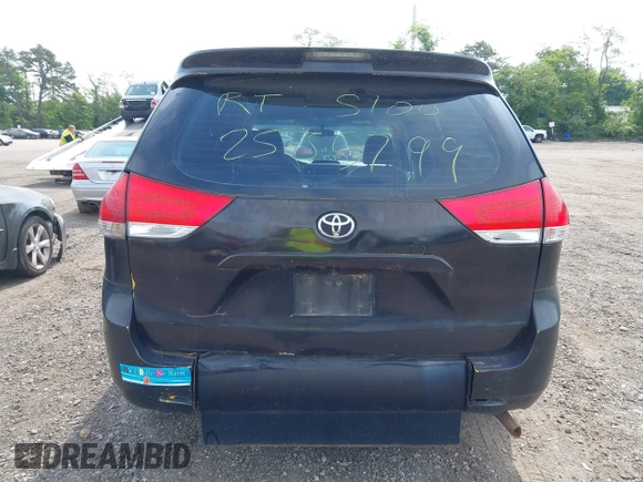 2014 Toyota Sienna L with VIN 5TDZK3DC0ES445088, listed as a IAAI auction lot 42443966 with Not provided miles and . Bid and sale history available at DreamBid. Image 15.