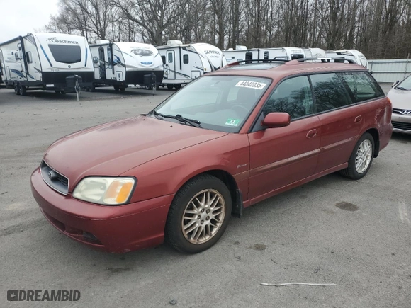 2004 Subaru Legacy Wagon (Natl) L with VIN 4S3BH625X47301384, listed as a Copart auction lot 44842035 with 77,107 mi miles and Clean Title. Bid and sale history available at carsss.com. Image 1.